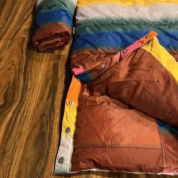 Molo Harper Glowy Rainbow Coat - Picture 15 of 16